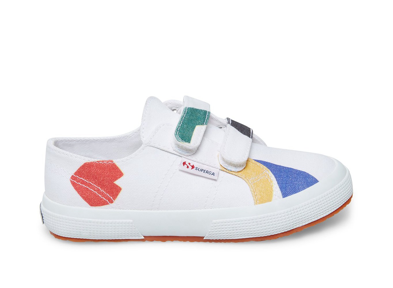 Tenis Infantil Branco - Superga 2750 Cotjstrap Fancolorfigures - OSMBH-2718